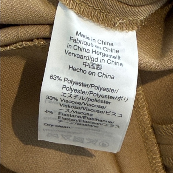 J Crew Slim Ankle Pants Camel Tan Size 8 - Picture 8 of 9